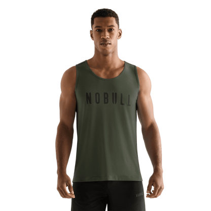 NOBULL Men's Dark Army NOBULL Tank Top