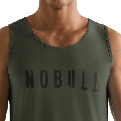 NOBULL Men's Dark Army NOBULL Tank Top