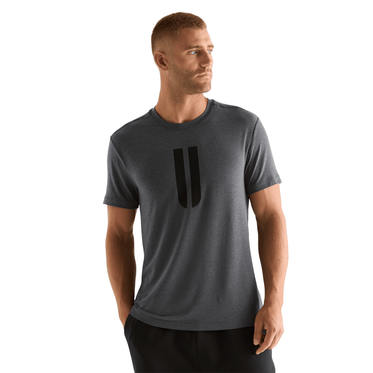 NOBULL Men's Charcoal Heather U Tee