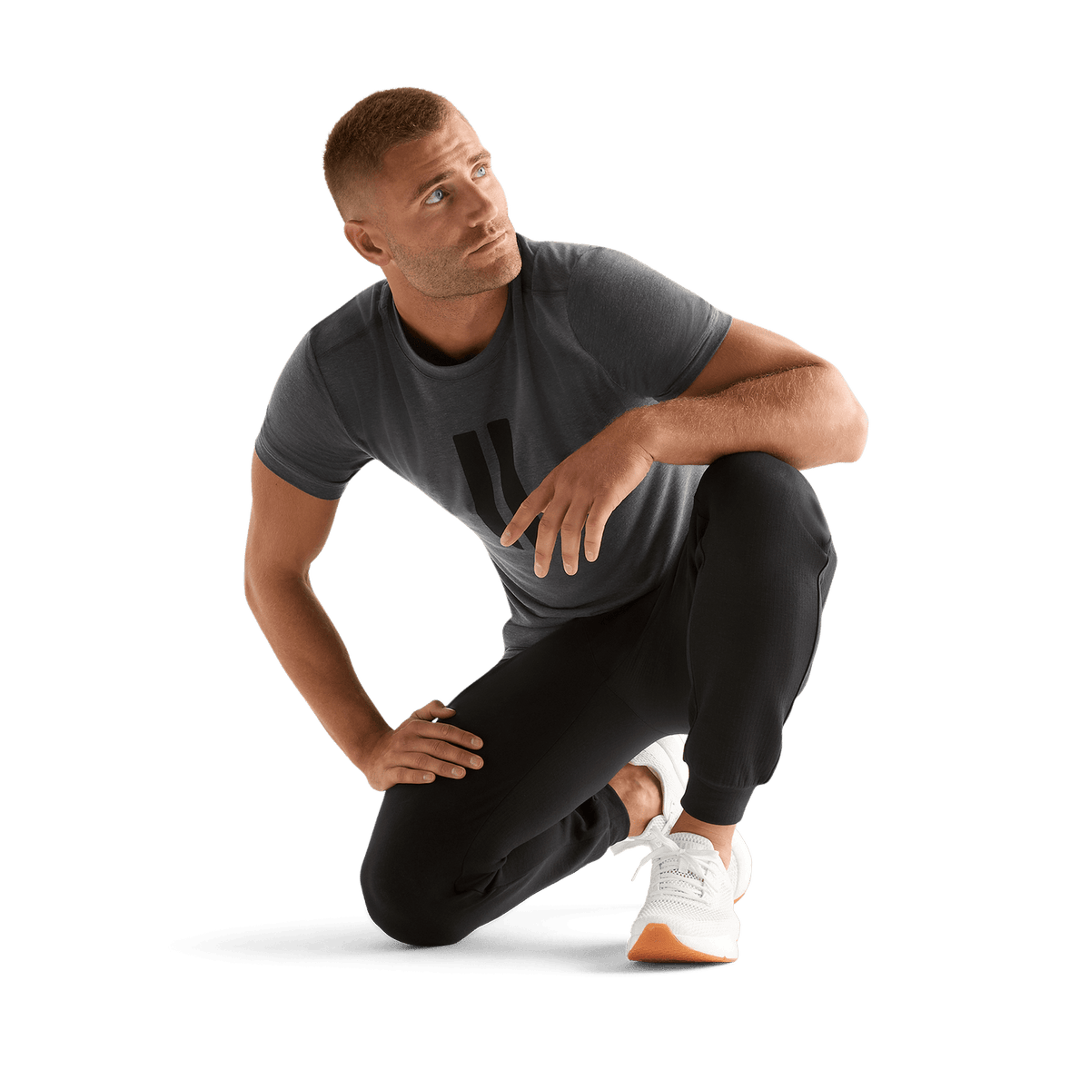NOBULL Men's Charcoal Heather U Tee