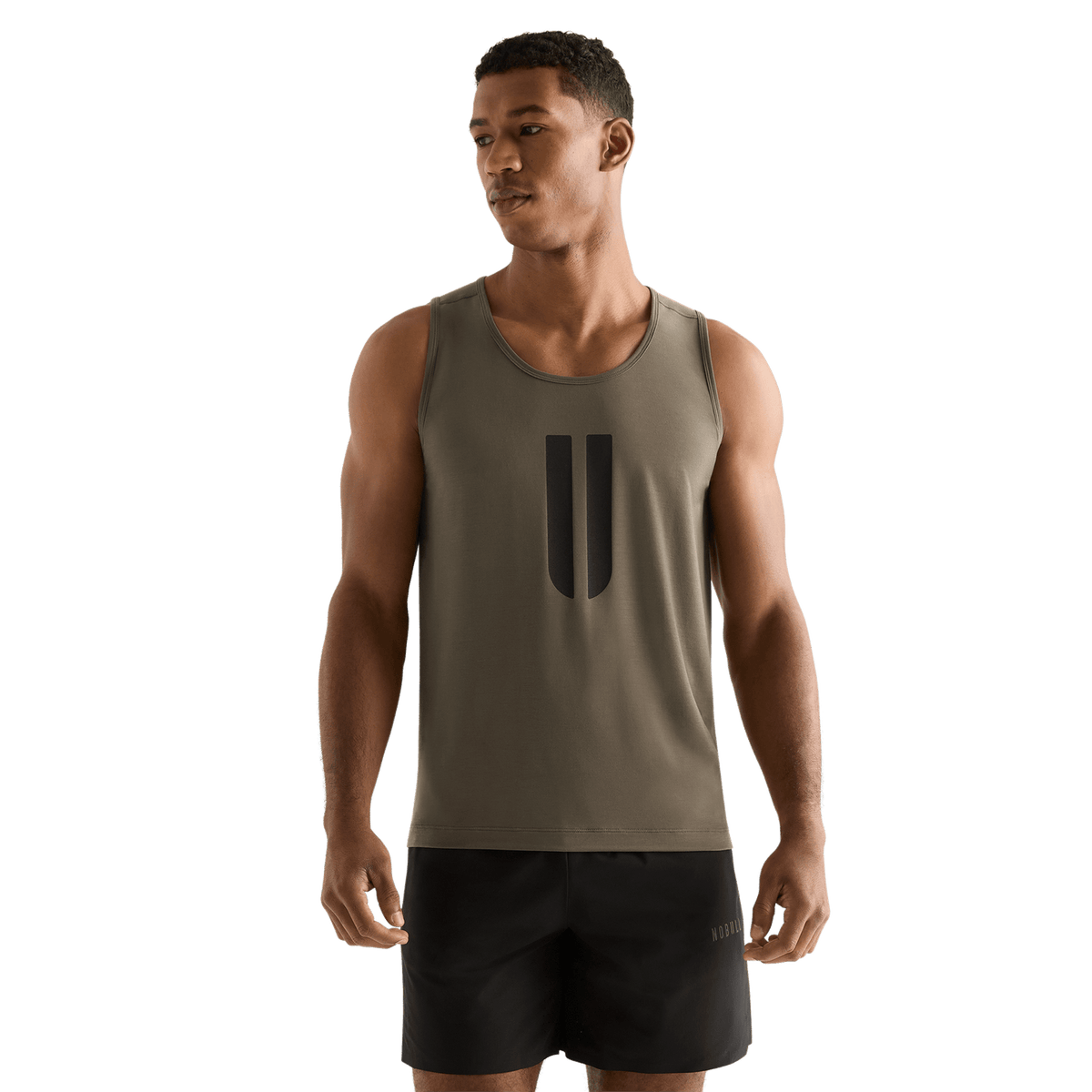 NOBULL Men's Dark Fallen Rock U Tank Top