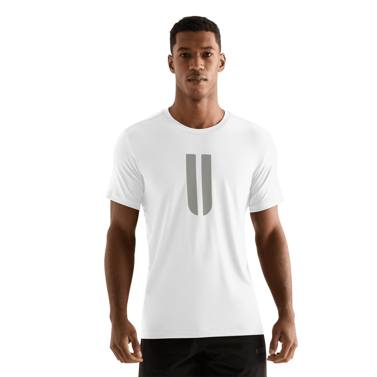 NOBULL Men's White U Tee