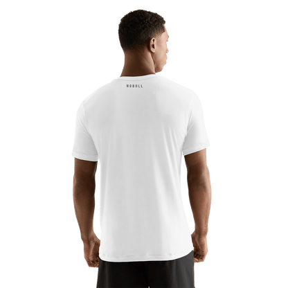 NOBULL Men's White U Tee
