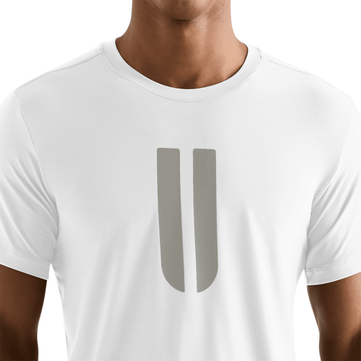 NOBULL Men's White U Tee