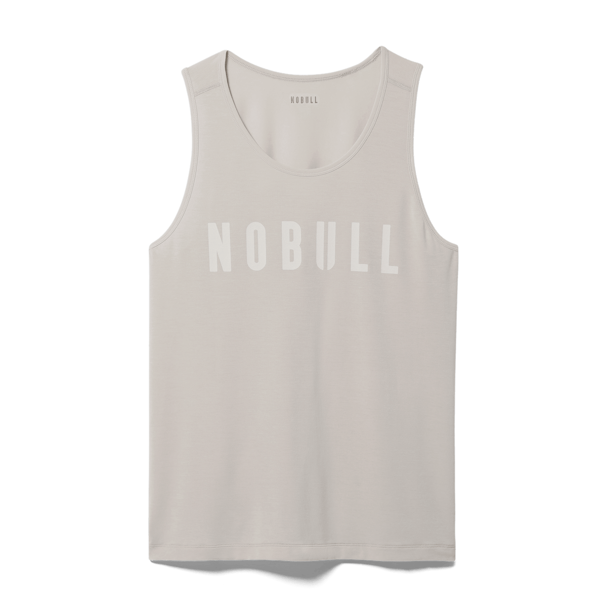 NOBULL Men's Oatmeal NOBULL Tank Top