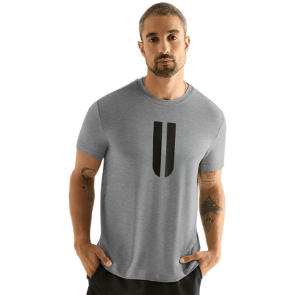NOBULL Men's Heather Grey U Tee