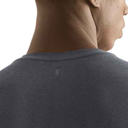 NOBULL Men's Charcoal Heather NOBULL Long Sleeve Tee