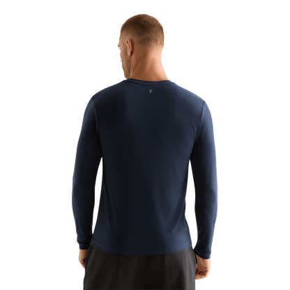 NOBULL Men's Night Navy NOBULL Long Sleeve Tee