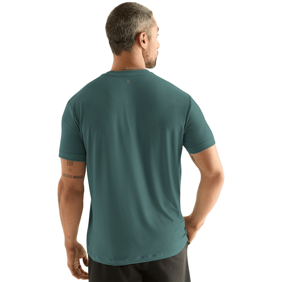 NOBULL Men's Silver Pine NOBULL Tee