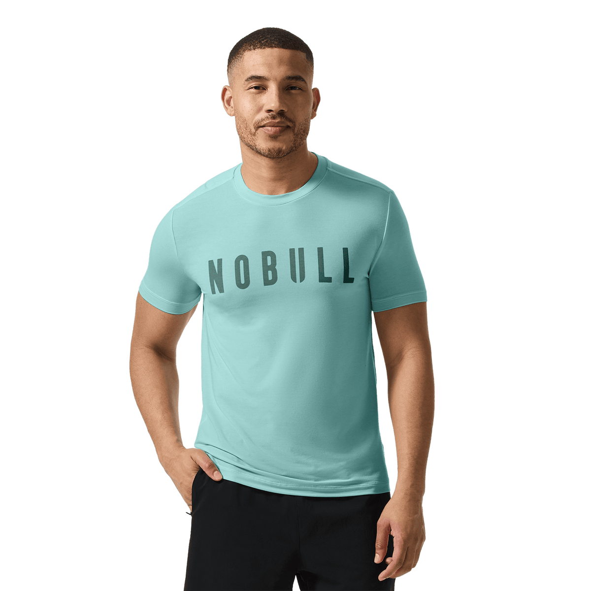 NOBULL Men's Blue Haze NOBULL Tee