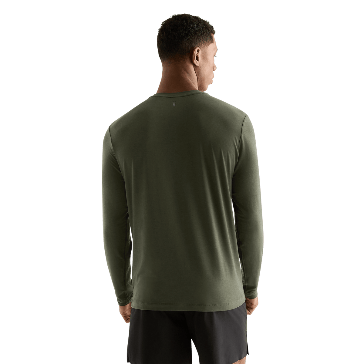 NOBULL Men's Dark Army NOBULL Long Sleeve Tee