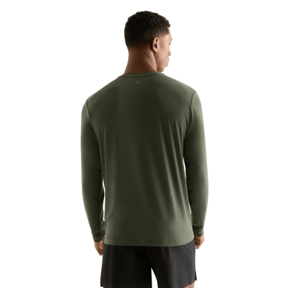 NOBULL Men's Dark Army NOBULL Long Sleeve Tee