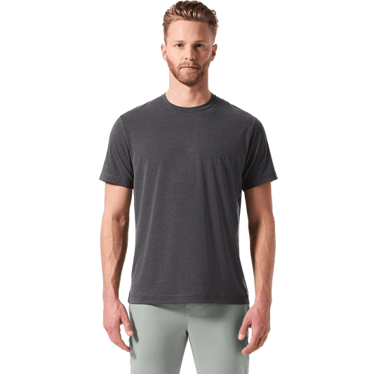 NOBULL Men's Charcoal Heather Adapt Tee  X Public Rec