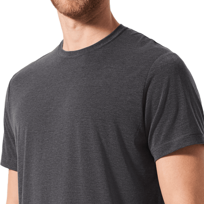 NOBULL Men's Charcoal Heather Adapt Tee  X Public Rec