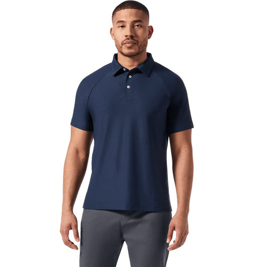 NOBULL Men's Night Navy Adapt Polo  X Public Rec
