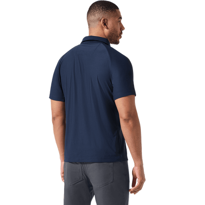 NOBULL Men's Night Navy Adapt Polo  X Public Rec