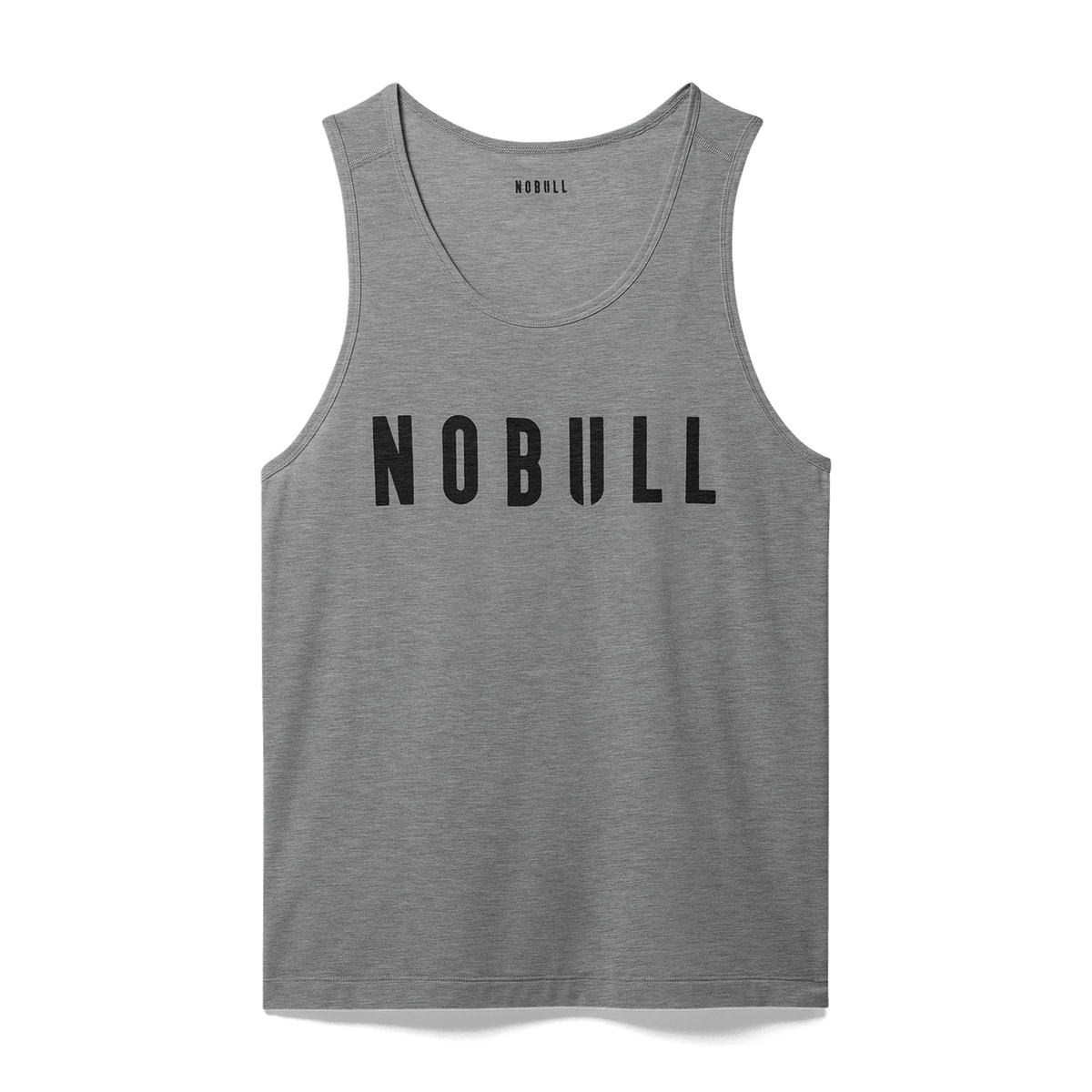 NOBULL Men's Heather Grey NOBULL Tank Top
