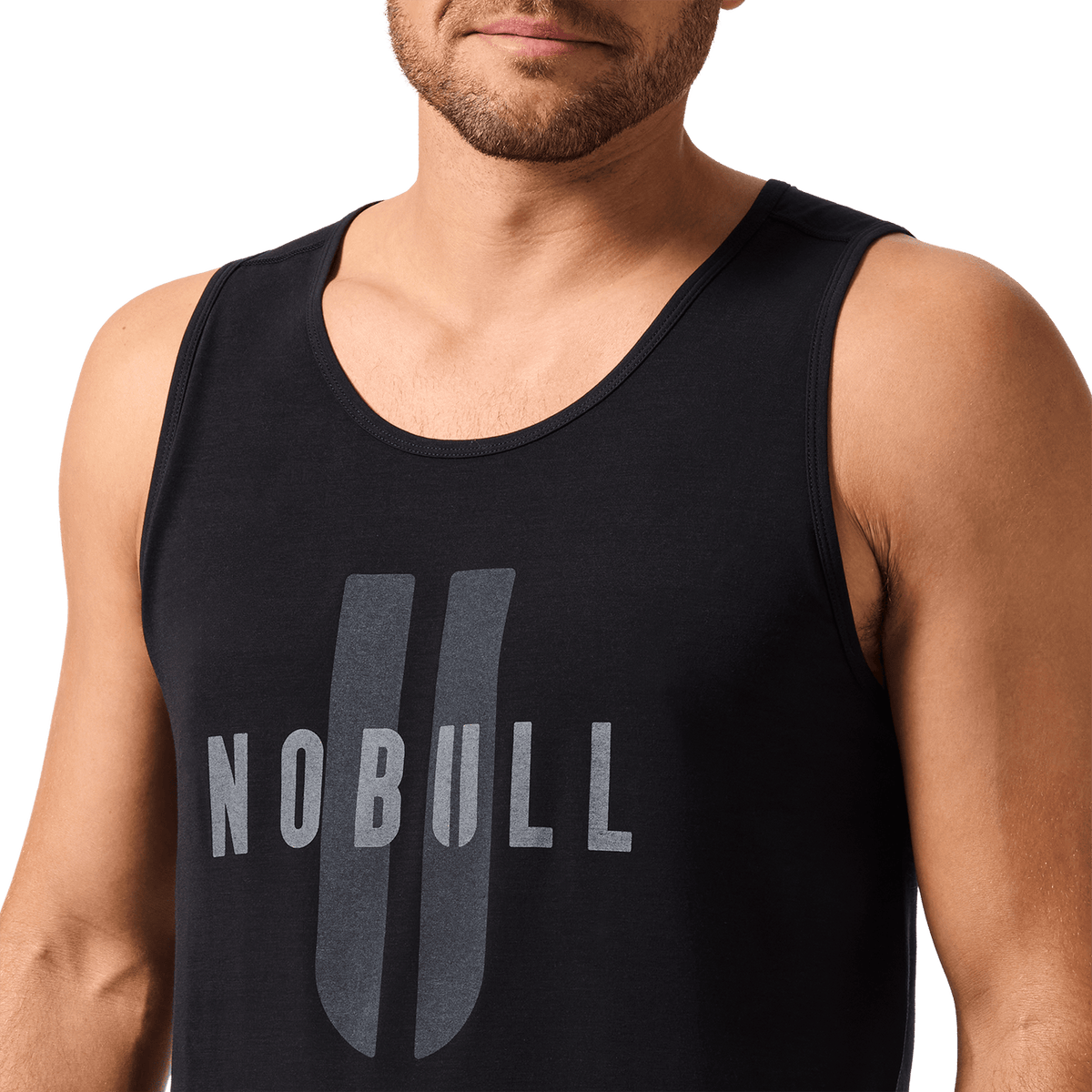 NOBULL Men's Black NOBULL U Tank Top