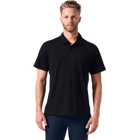 NOBULL Men's Black Adapt Polo  X Public Rec