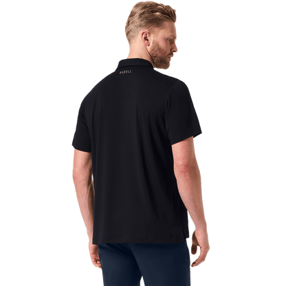 NOBULL Men's Black Adapt Polo  X Public Rec