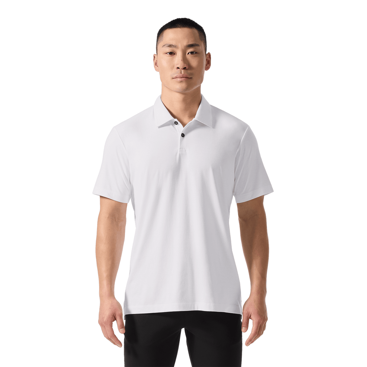 NOBULL Men's White Adapt Polo  X Public Rec
