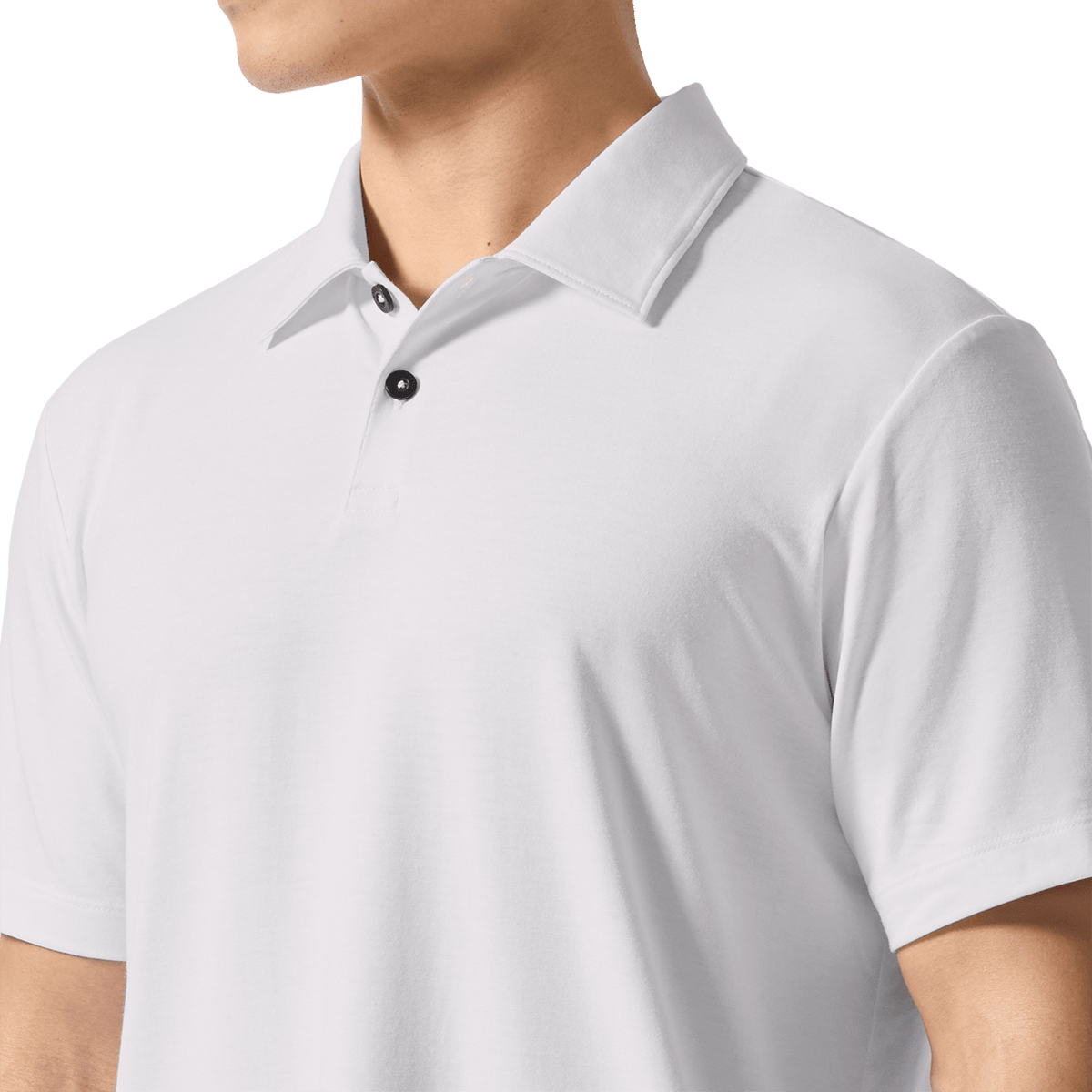 NOBULL Men's White Adapt Polo  X Public Rec