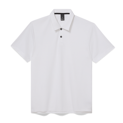 NOBULL Men's White Adapt Polo  X Public Rec