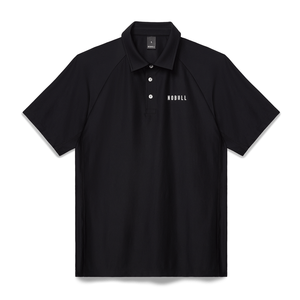 NOBULL Men's Black All Fore It Polo  X Public Rec