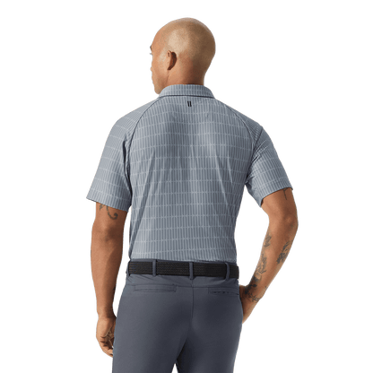 NOBULL Men's Stone U Repeat All Fore It Polo  X Public Rec