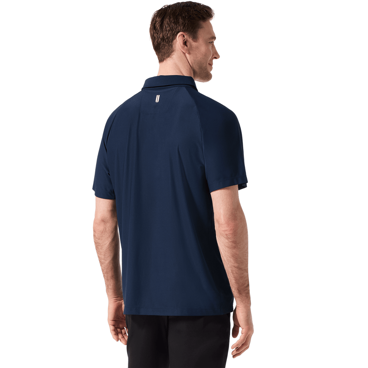 NOBULL Men's Night Navy All Fore It Polo  X Public Rec