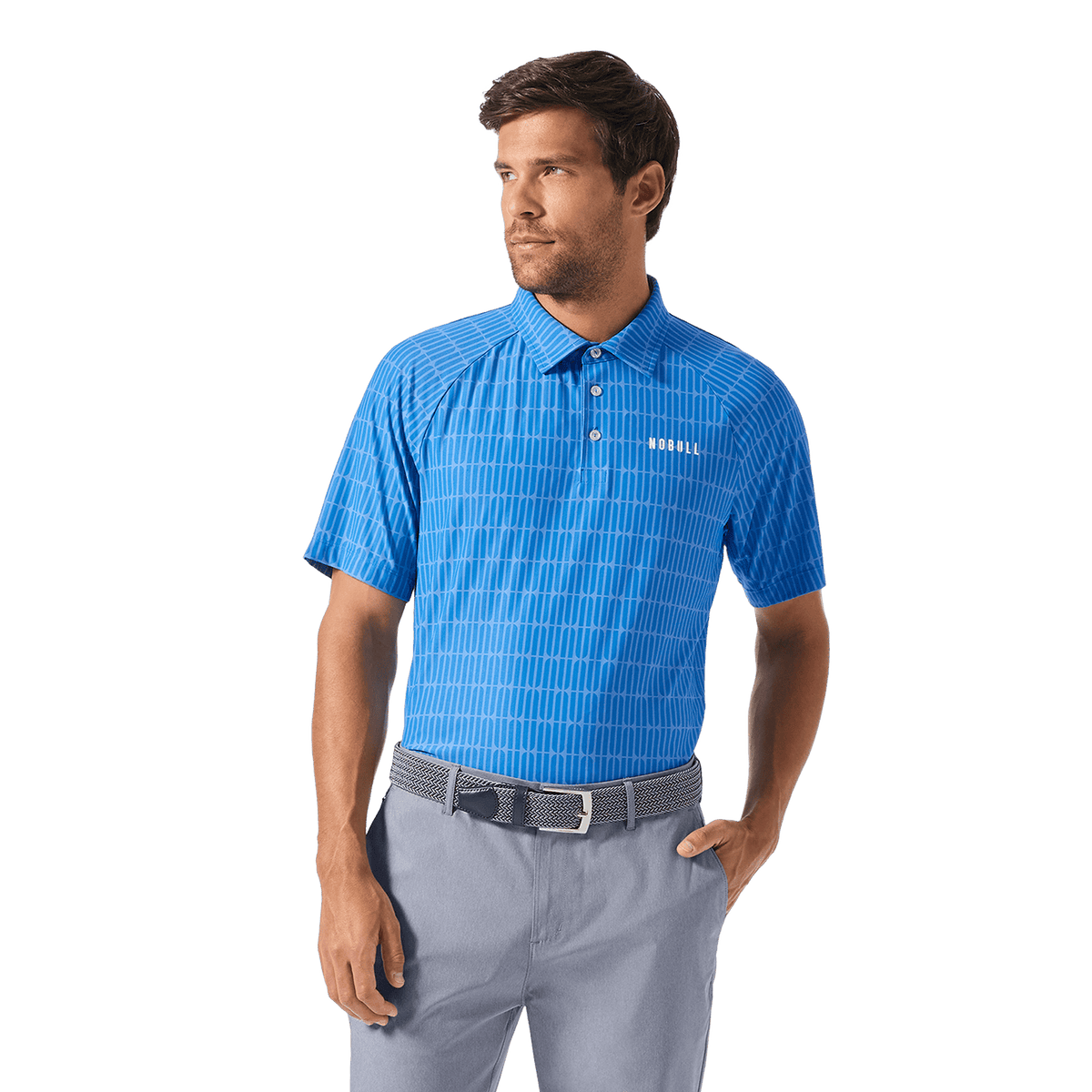 NOBULL Men's Pacific Coast U Repeat All Fore It Polo  X Public Rec