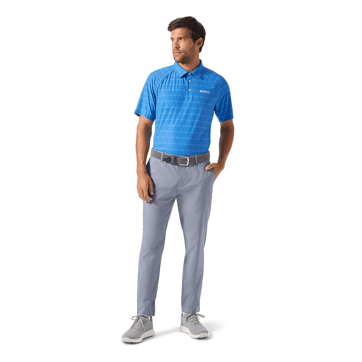 NOBULL Men's Pacific Coast U Repeat All Fore It Polo  X Public Rec