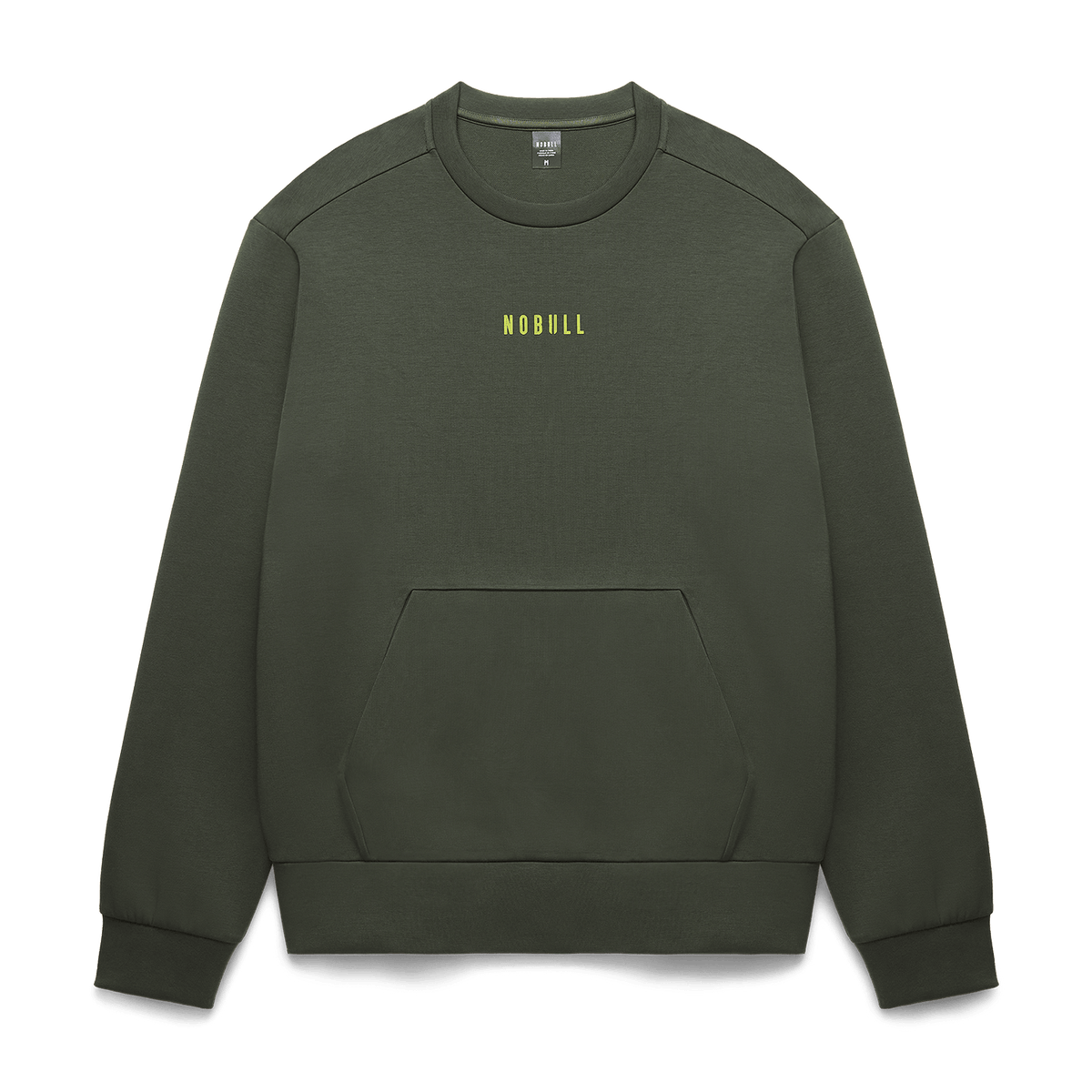 NOBULL Men's Dark Army Elements Crew Sweatshirt