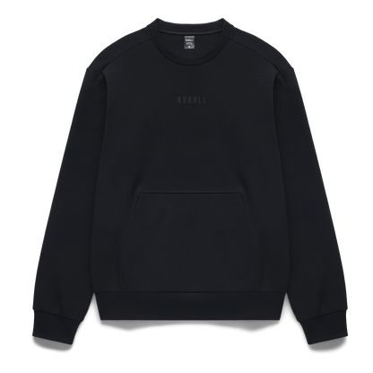 NOBULL Men's Black Elements Crew Sweatshirt