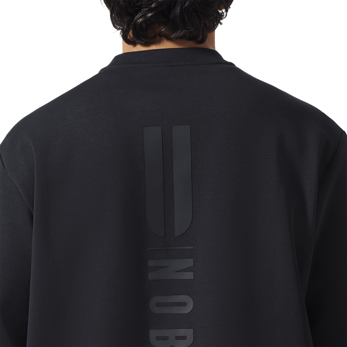 NOBULL Men's Black Elements Crew Sweatshirt