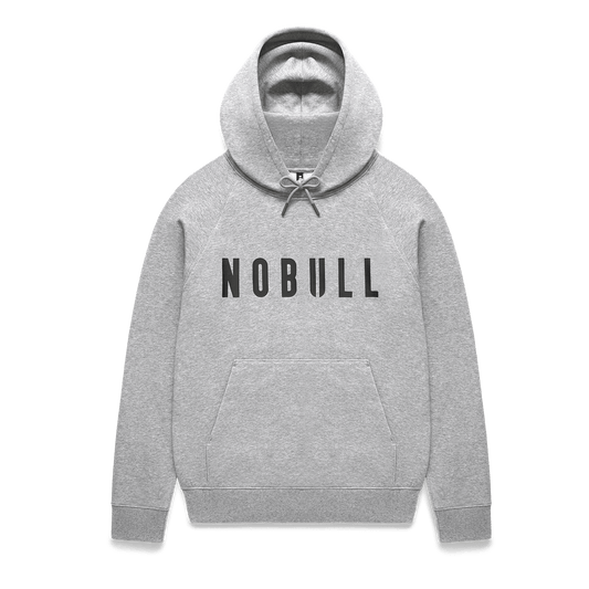 NOBULL Men's Grey Heather NOBULL Hoodie