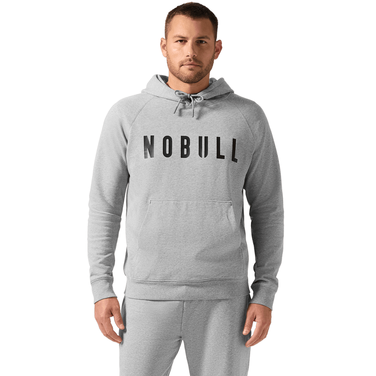 NOBULL Men's Grey Heather NOBULL Hoodie
