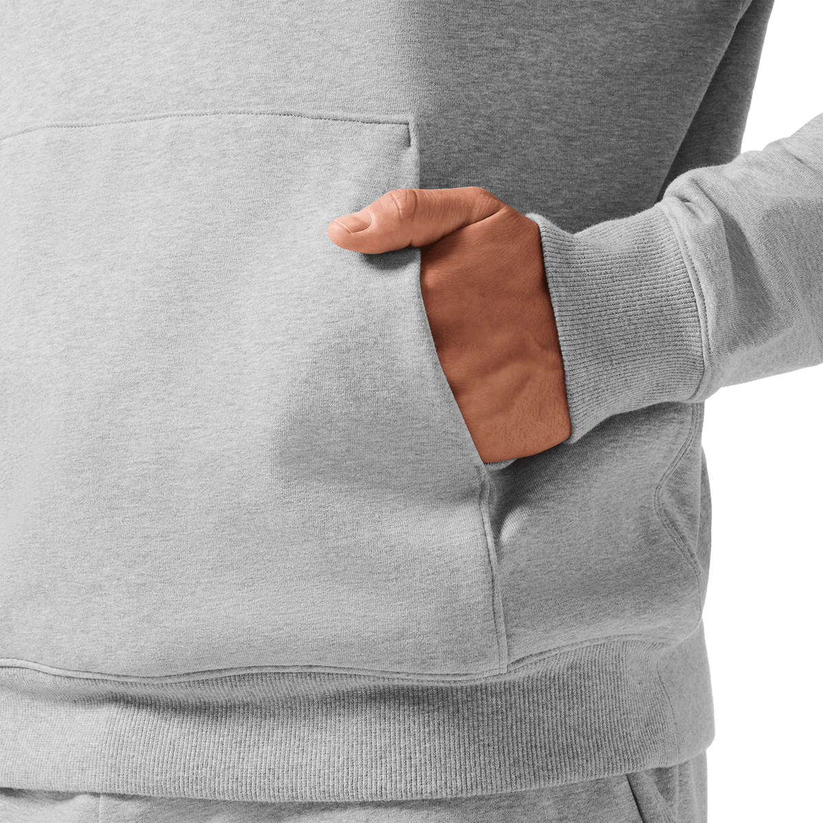 NOBULL Men's Grey Heather NOBULL Hoodie