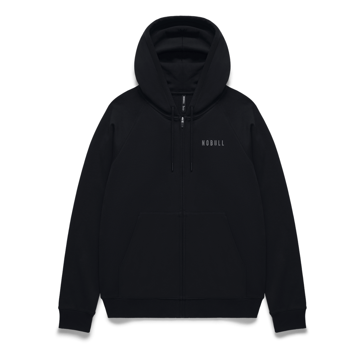 NOBULL Men's Black NOBULL Full Zip Hoodie