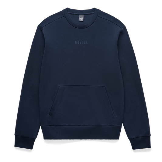 NOBULL Men's Night Navy Elements Crew Sweatshirt