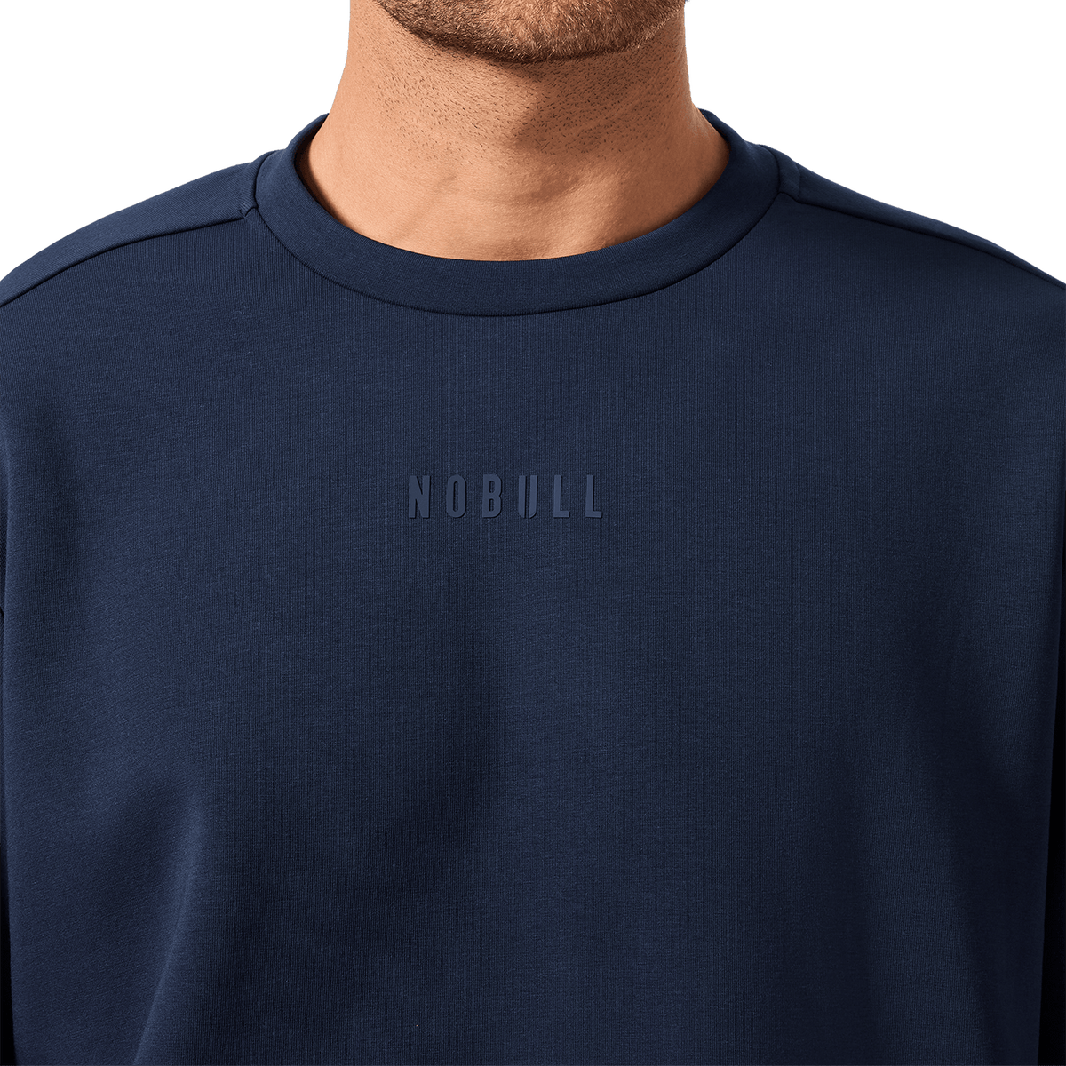 NOBULL Men's Night Navy Elements Crew Sweatshirt