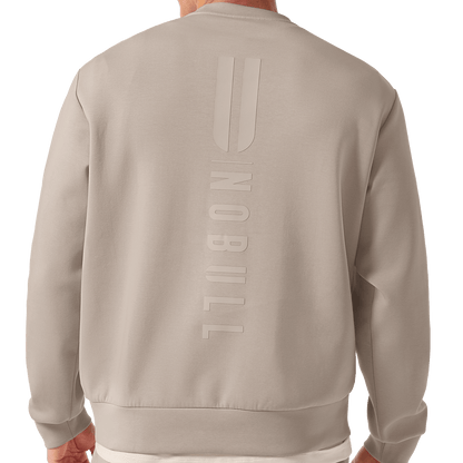 NOBULL Men's Taupe Elements Crew Sweatshirt
