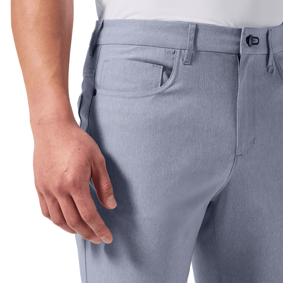 NOBULL Men's Heather Chambray Dealmaker 5-Pocket Pant  X Public Rec