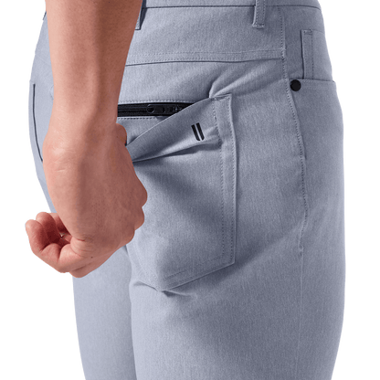 NOBULL Men's Heather Chambray Dealmaker 5-Pocket Pant  X Public Rec