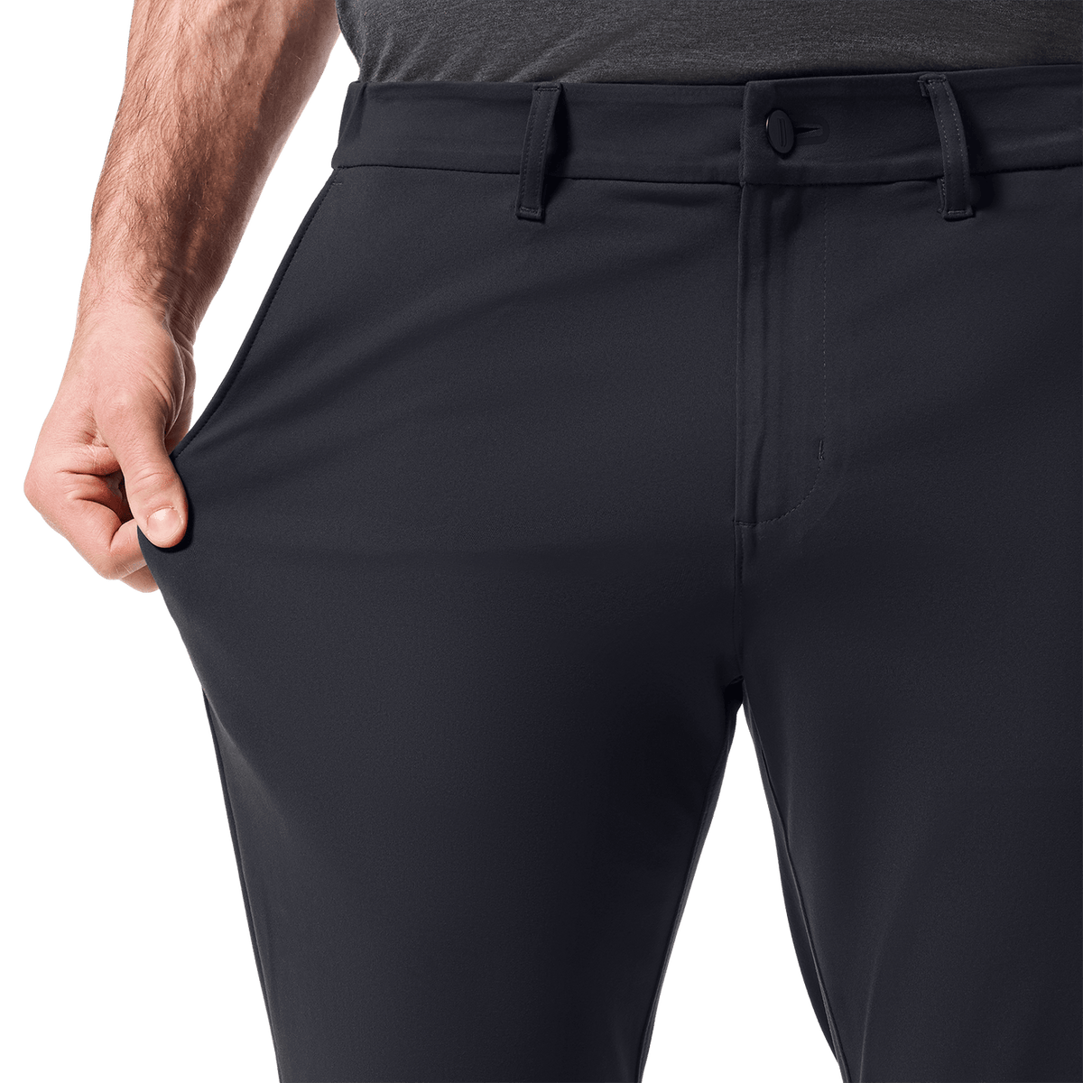 NOBULL Men's Stone Gray Gamechanger 5-Pocket Pant  X Public Rec
