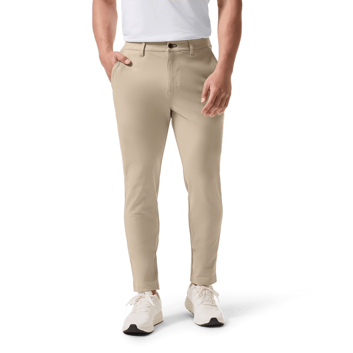 NOBULL Men's Taupe Gamechanger 5-Pocket Pant  X Public Rec