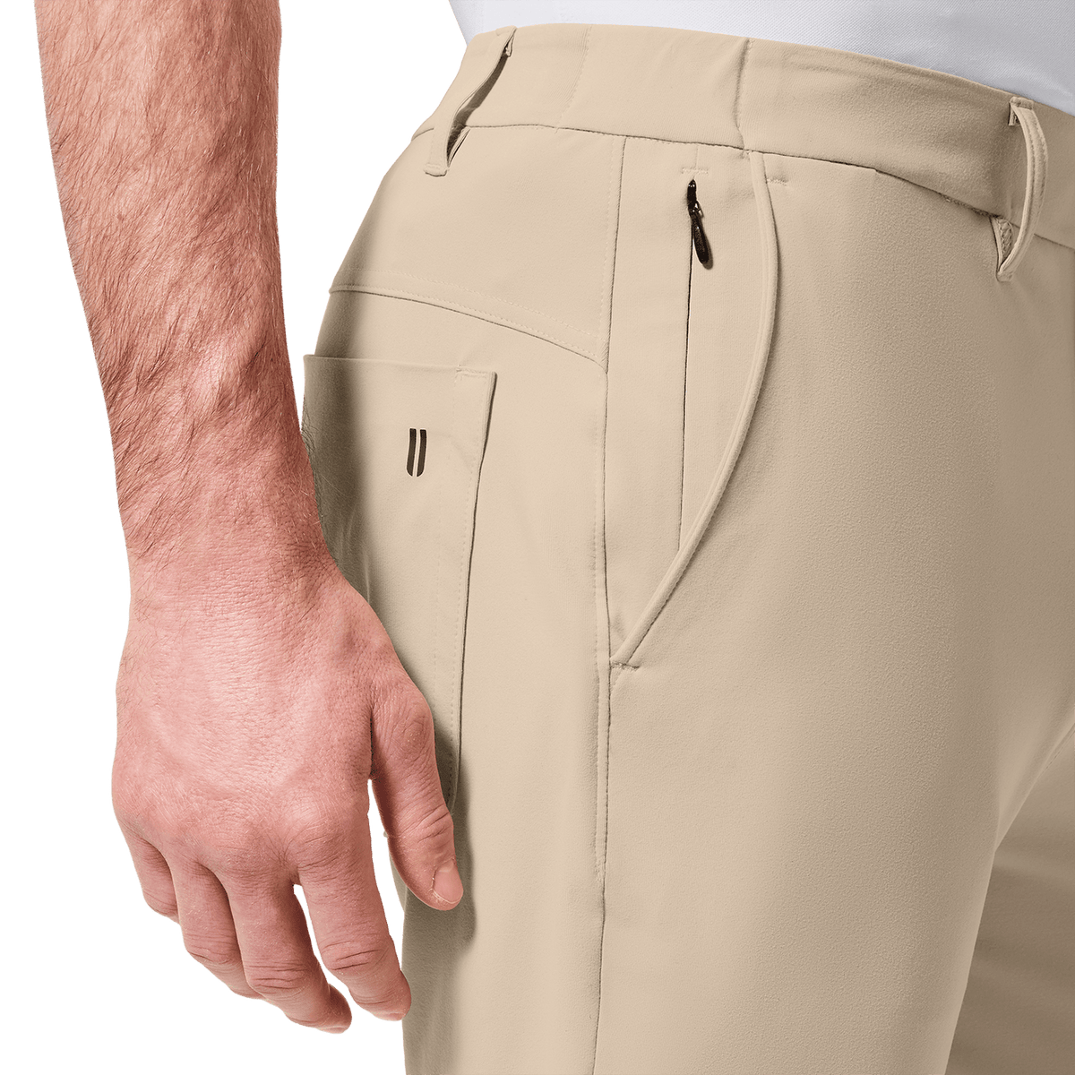 NOBULL Men's Taupe Gamechanger 5-Pocket Pant  X Public Rec