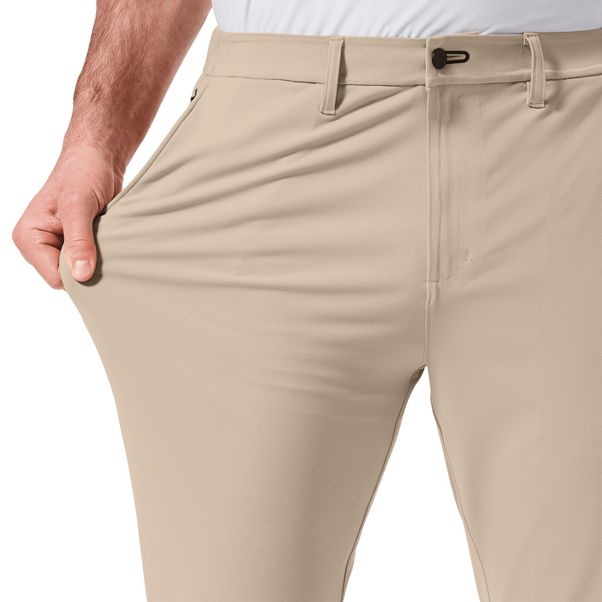 NOBULL Men's Taupe Gamechanger 5-Pocket Pant  X Public Rec