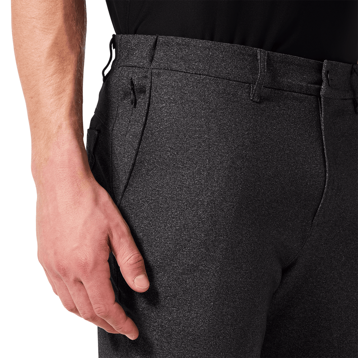 NOBULL Men's Charcoal Heather Gamechanger 5-Pocket Pant  X Public Rec