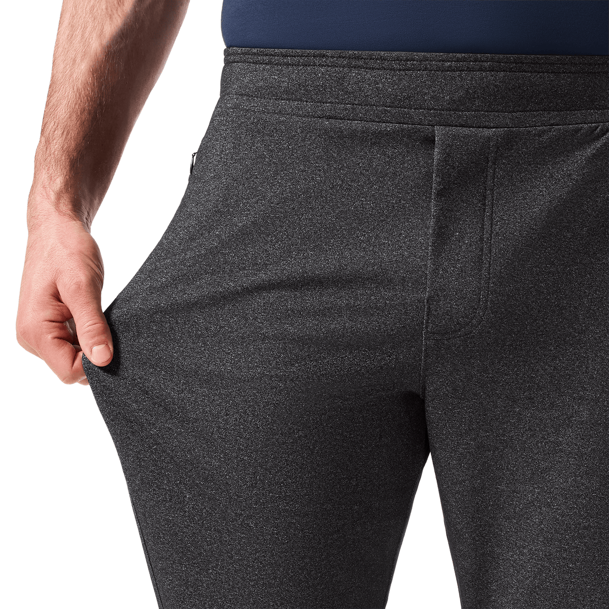 NOBULL Men's Charcoal Heather Gamechanger Rec Pant  X Public Rec